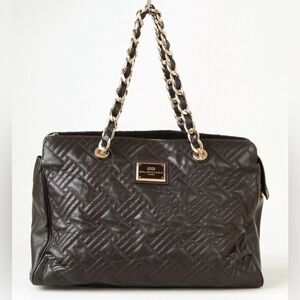 Beautiful!! Balenciaga Dark Brown Quilted Shoulder Bag